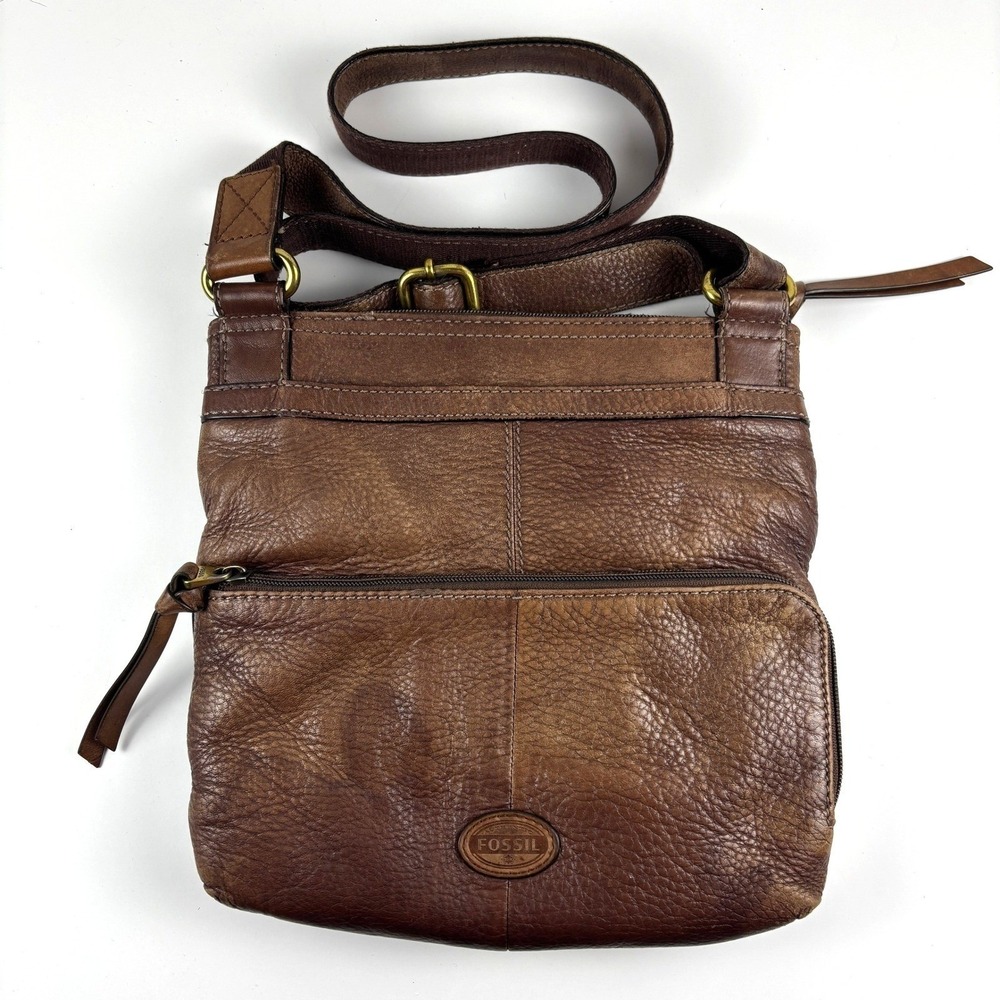 Fossil Morgan Brown Leather Crossbody/Shoulder Bag